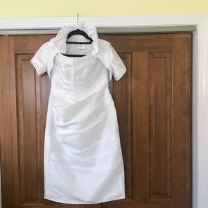 David’s Bridal Short Wedding Dress